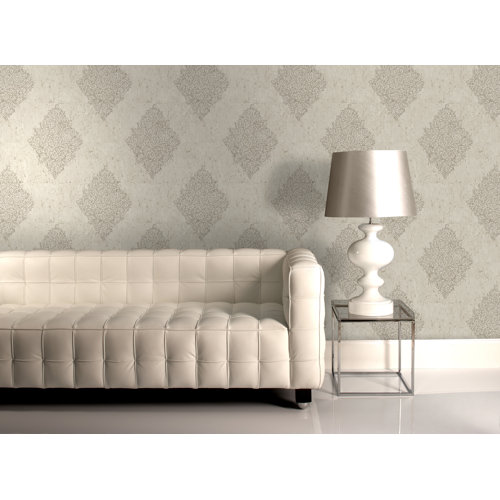 Graham & Brown Cork Damask Wallpaper & Reviews Wayfair
